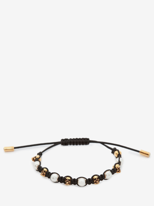 ALEXANDER MCQUEEN - Pearly Skull Friendship Bracelet - Item 667549F12ST1000